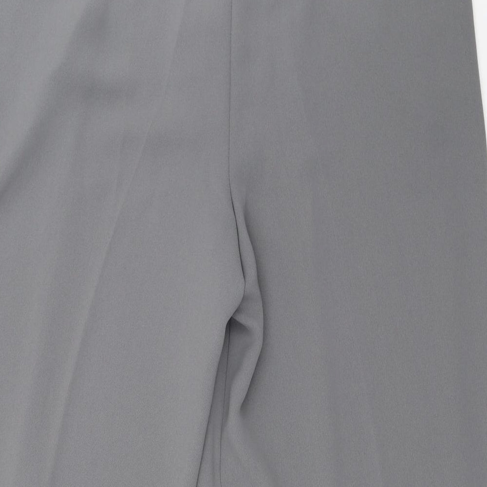 NEXT Womens Grey   Cropped Trousers Size 16 L21.5 in