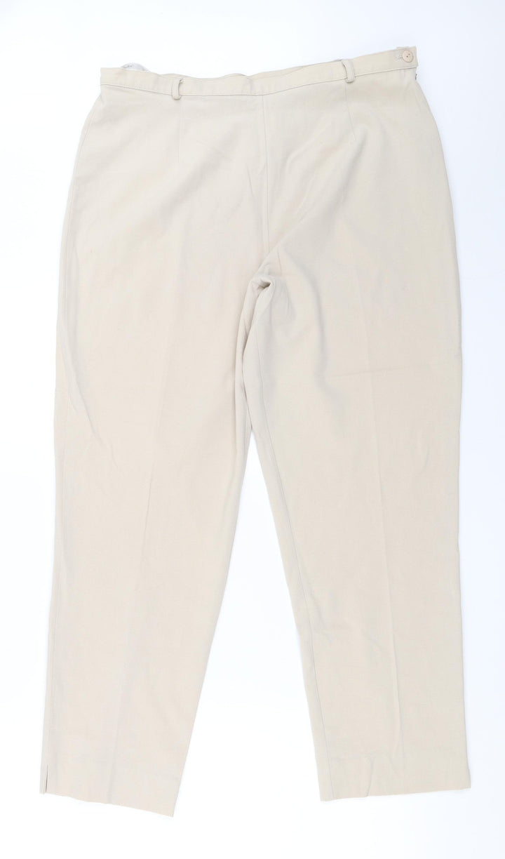 Berkertex Womens Beige Trousers Size 16 L27 in