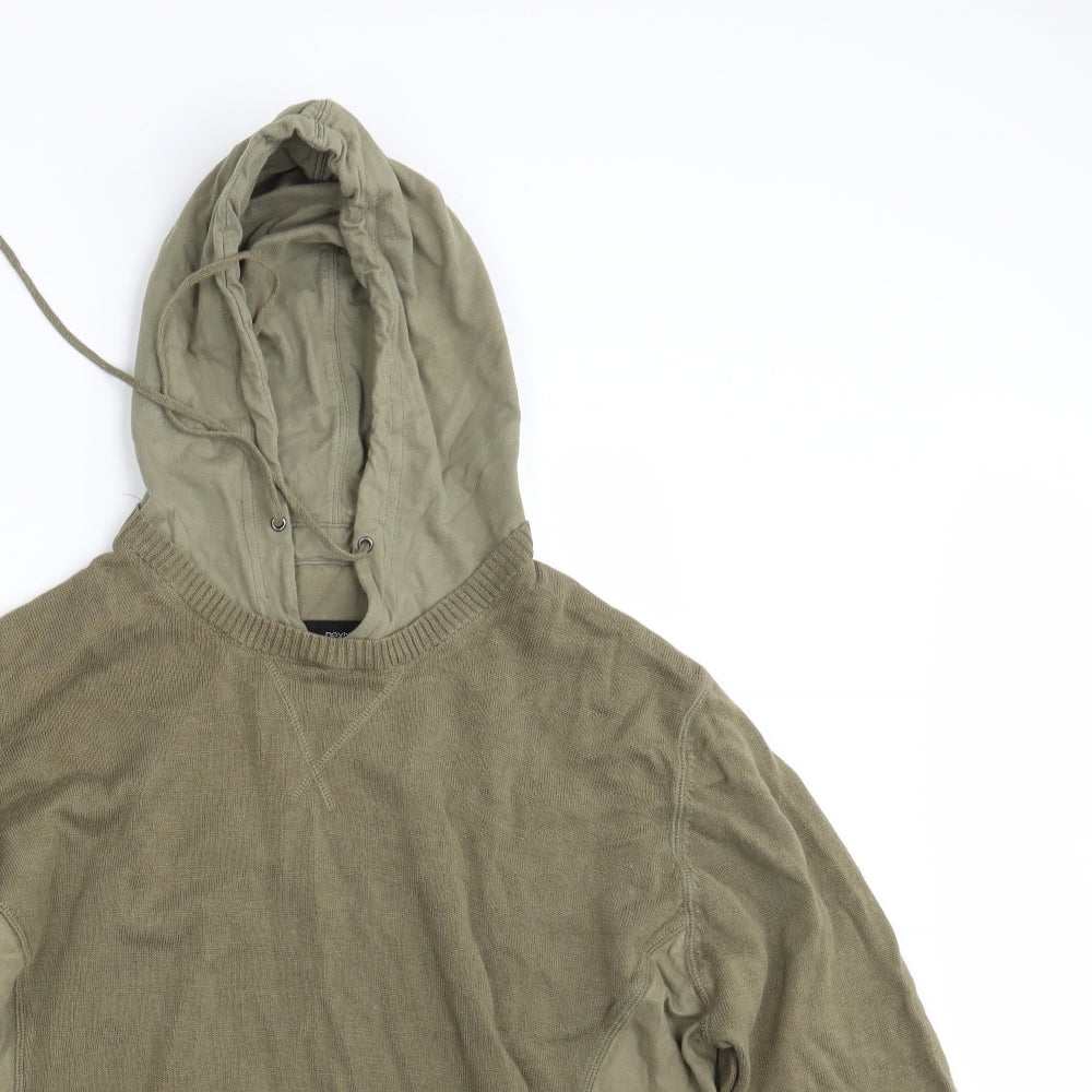 NEXT Mens Green   Pullover Hoodie Size L