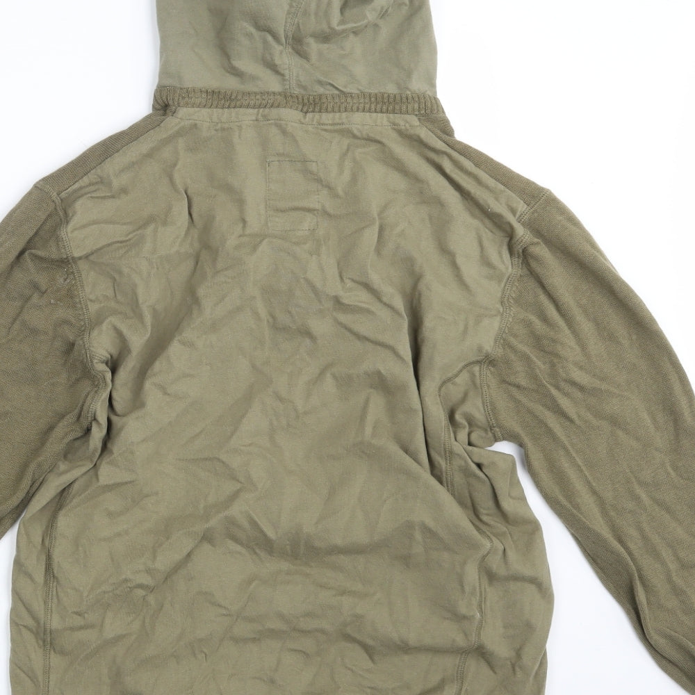 NEXT Mens Green   Pullover Hoodie Size L