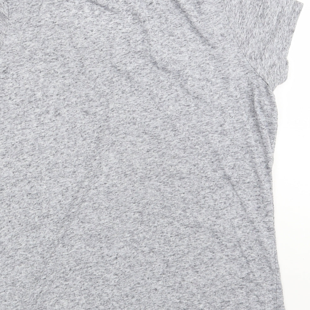 M&S Womens Grey   Basic T-Shirt Size 16