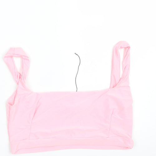 PRETTYLITTLETHING Womens Pink   Cropped Tank Size 10