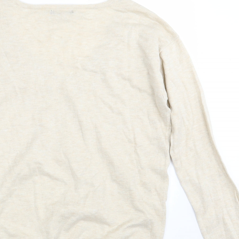George Womens Beige   Pullover Sweatshirt Size 16