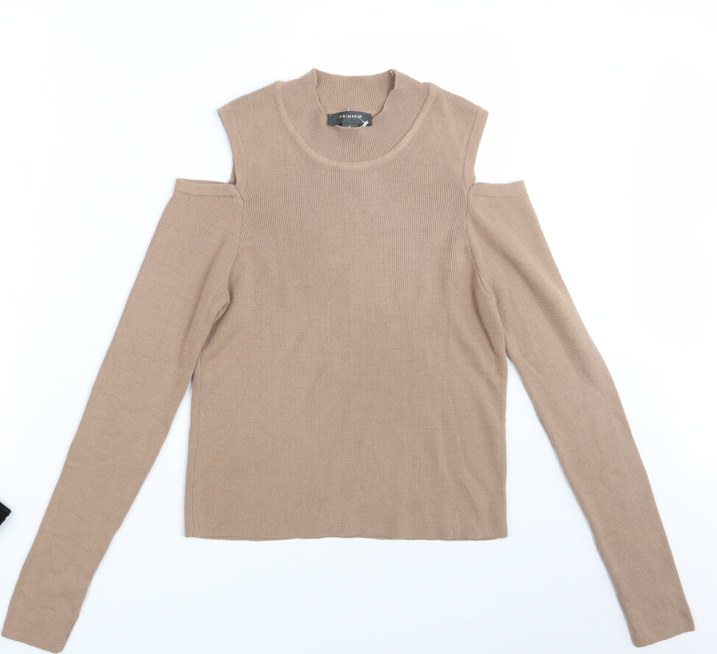 Primark Womens Beige  Knit Pullover Jumper Size 12