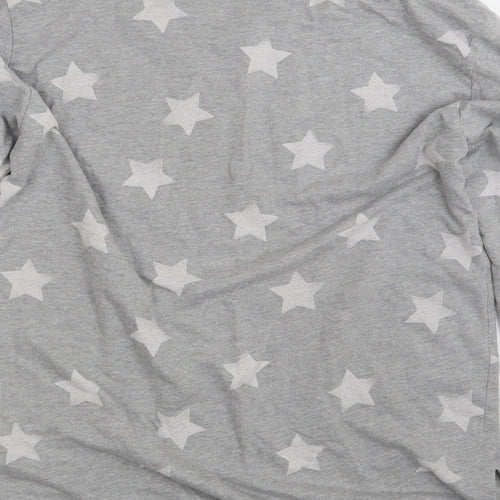 H&M Womens Grey Geometric  Pullover Sweatshirt Size M
