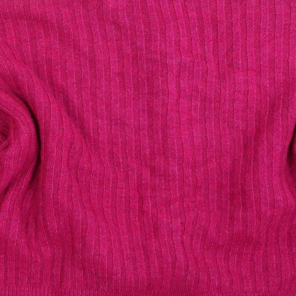 NEXT Womens Pink  Knit Cardigan Jumper Size L