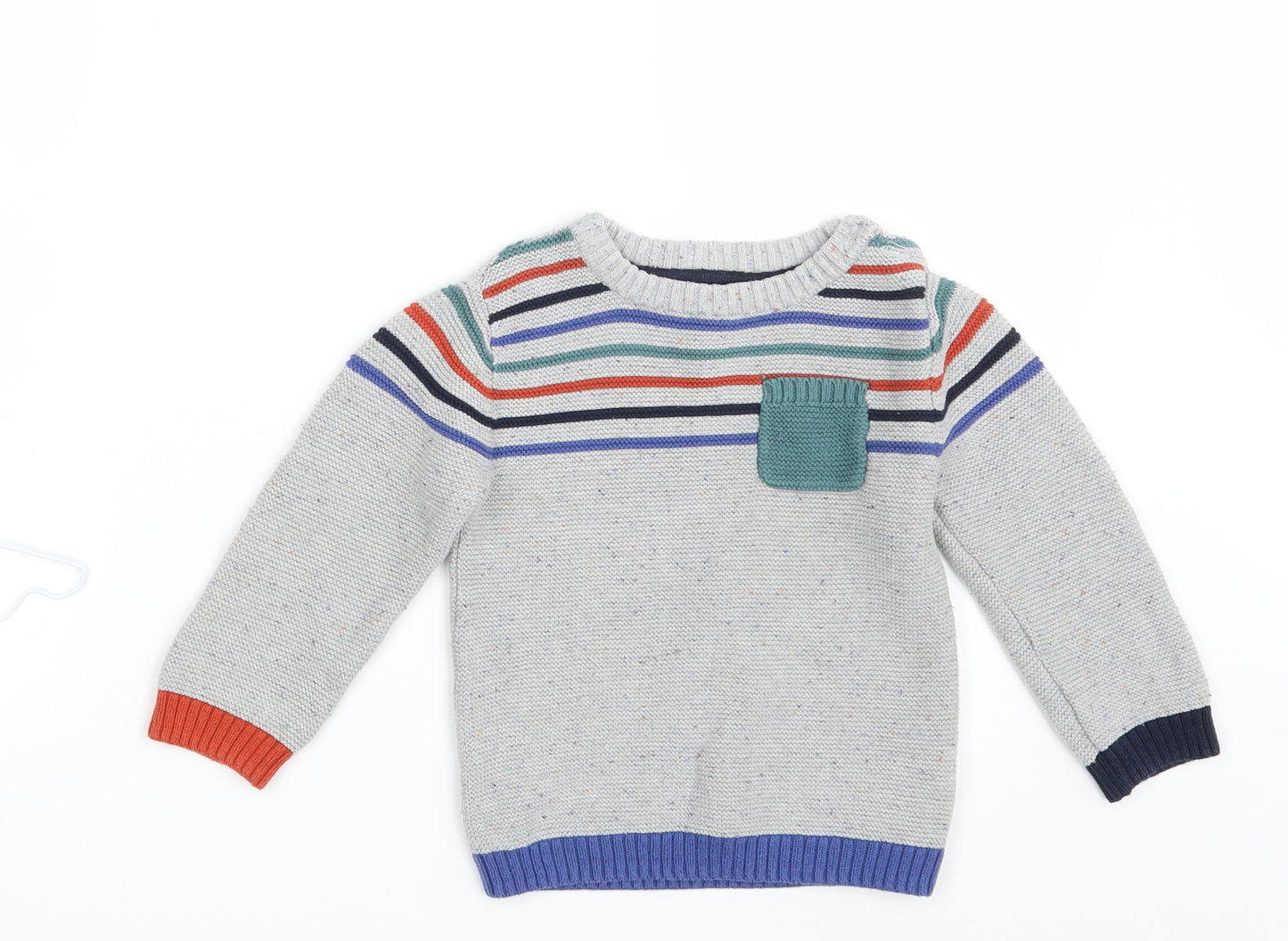 NEXT Baby Grey  Knit Pullover Jumper Size 18-24 Months