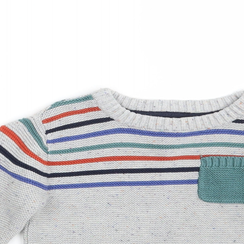 NEXT Baby Grey  Knit Pullover Jumper Size 18-24 Months