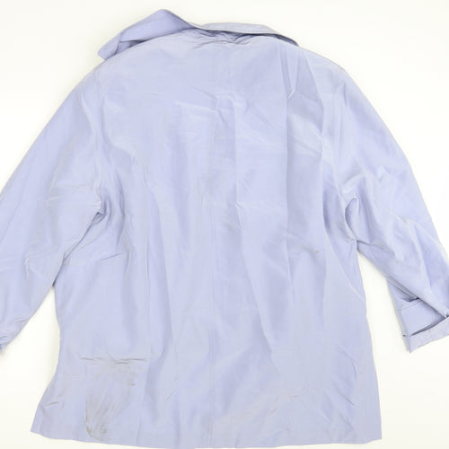 F E CLASSIC CLUB Womens Blue   Jacket Coat Size 14