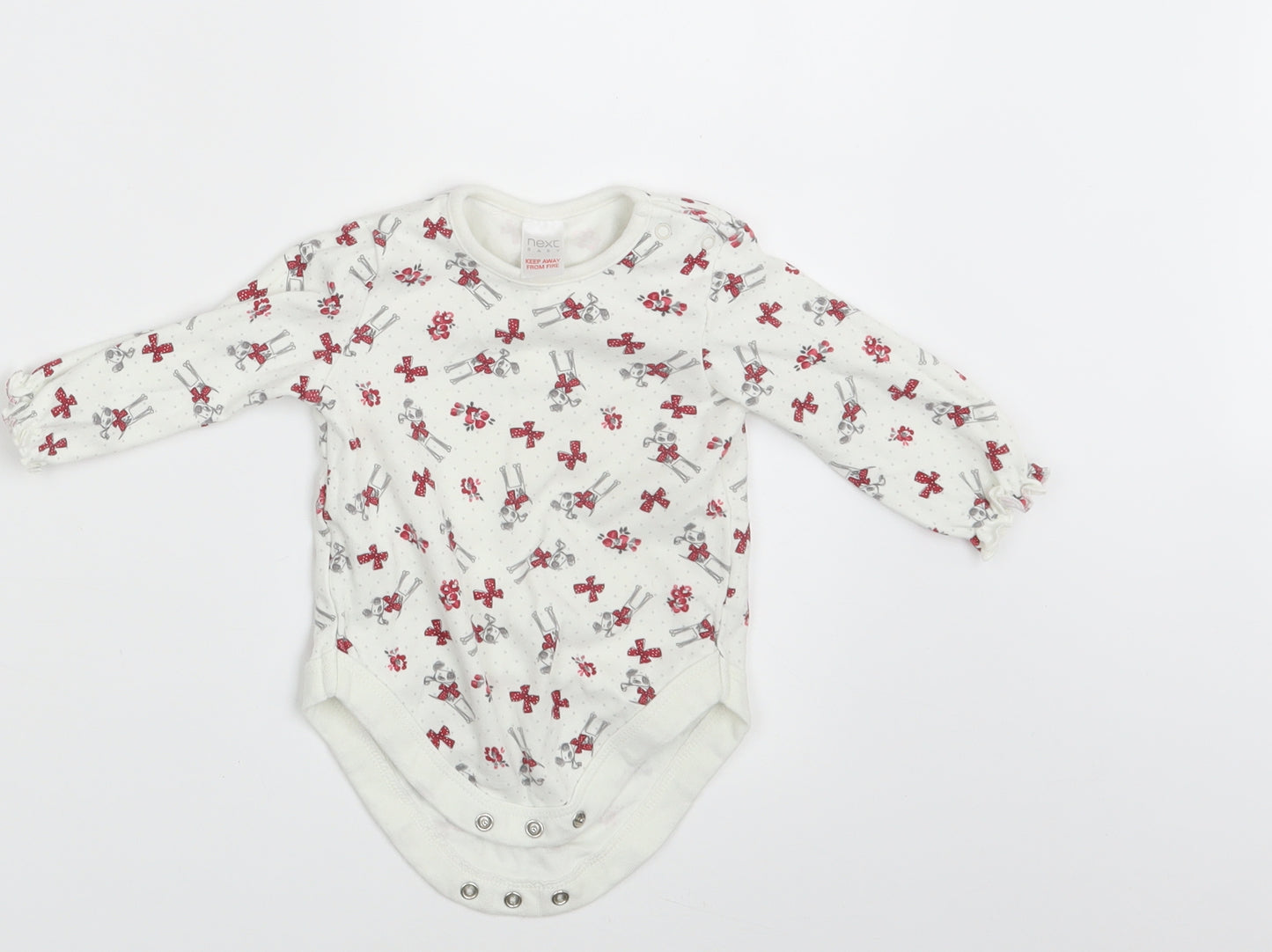 NEXT Baby White Geometric  Romper One-Piece Size 3-6 Months