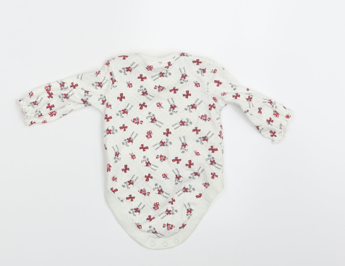 NEXT Baby White Geometric  Romper One-Piece Size 3-6 Months