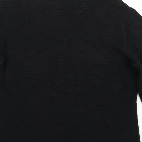 E P Pro Womens Black  Rayon Pullover Jumper Size S