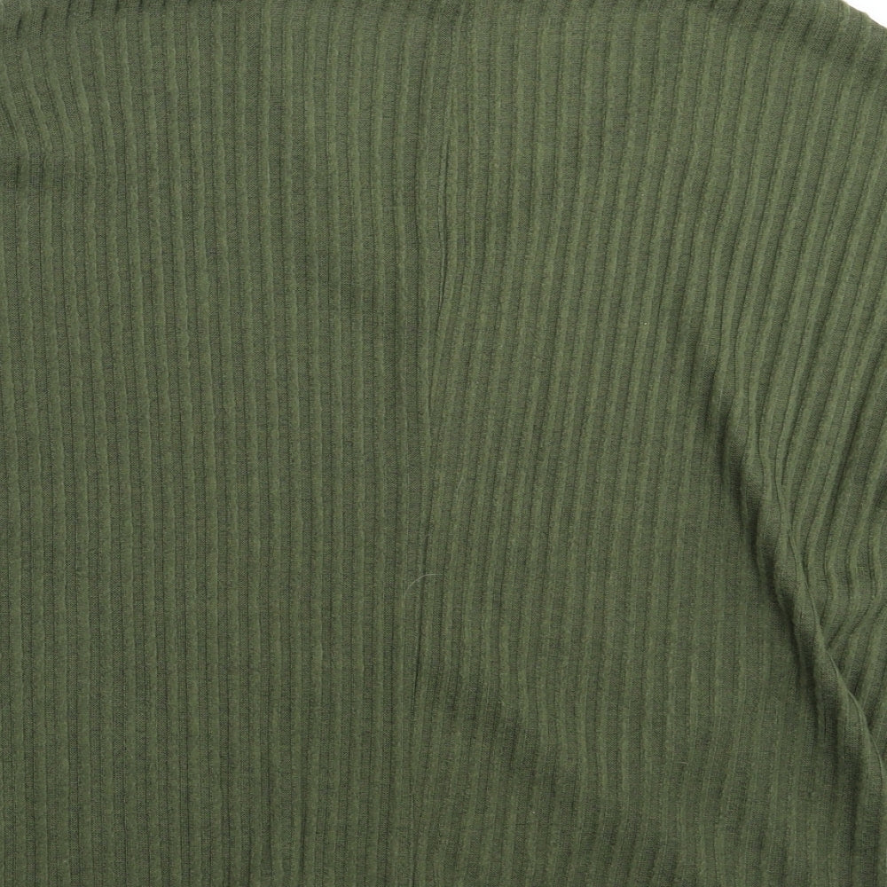 New Look Womens Green   Pullover Sweatshirt Size M