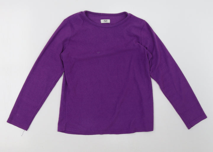 F&F Girls Purple   Pullover Sweatshirt Size 12 Years