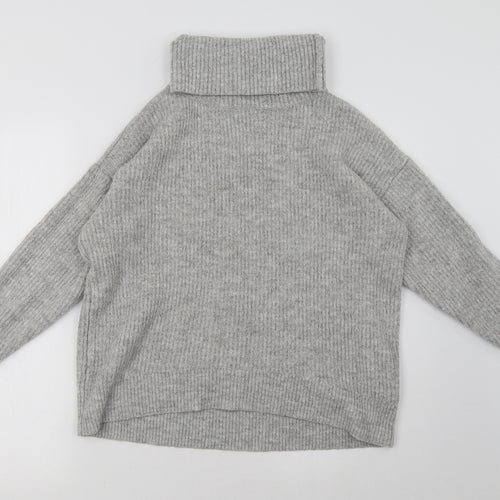 New Look Womens Grey   Pullover Sweatshirt Size M