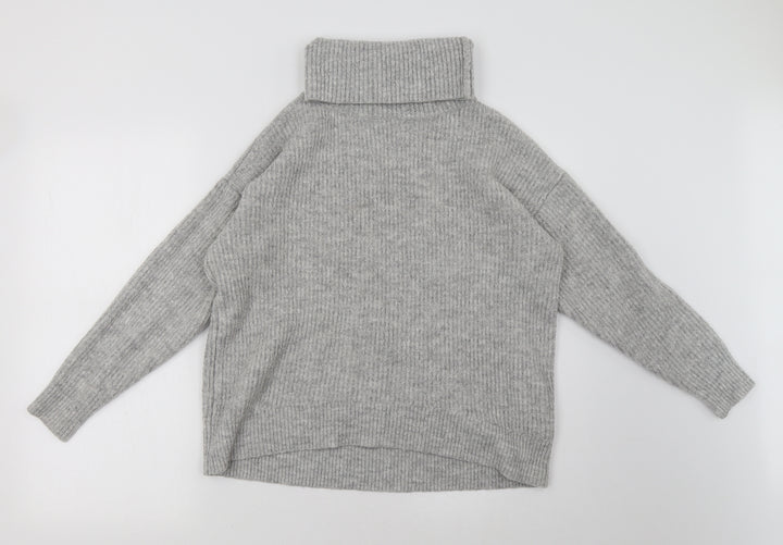 New Look Womens Grey   Pullover Sweatshirt Size M