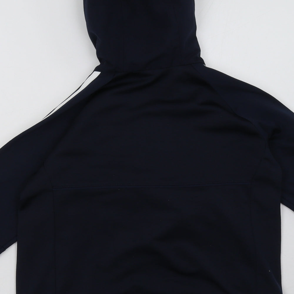 adidas Boys Blue   Pullover Hoodie Size 7-8 Years
