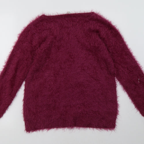 Peacocks Womens Purple   Pullover Sweatshirt Size S