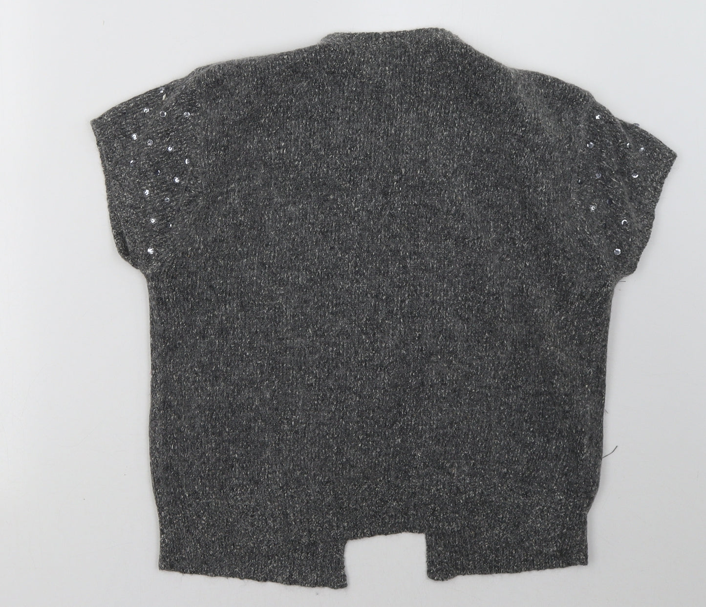 Look Womens Grey   Cardigan Jumper Size 16