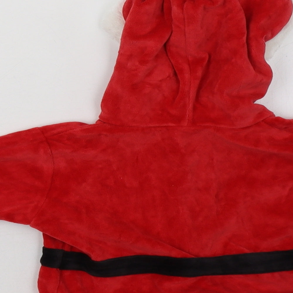Morris Costumes Baby Red   Pullover Jumper Size 9-12 Months  - Santa