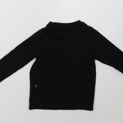 George Girls Black   Pullover Sweatshirt Size 4-5 Years  - christmas