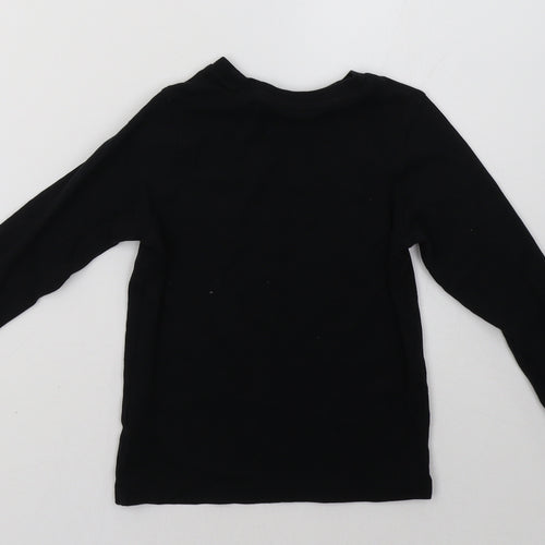 George Boys Black   Pullover Sweatshirt Size 5-6 Years  - christmas