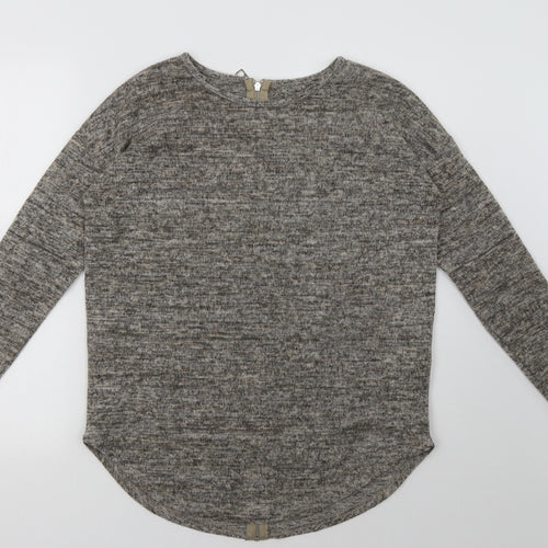 New Look Womens Brown   Pullover Sweatshirt Size S