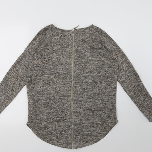 New Look Womens Brown   Pullover Sweatshirt Size S