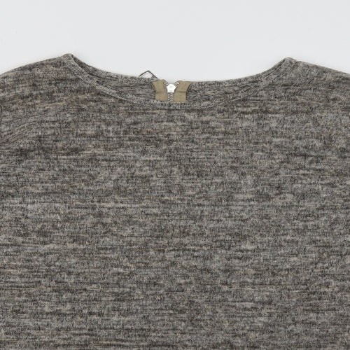 New Look Womens Brown   Pullover Sweatshirt Size S