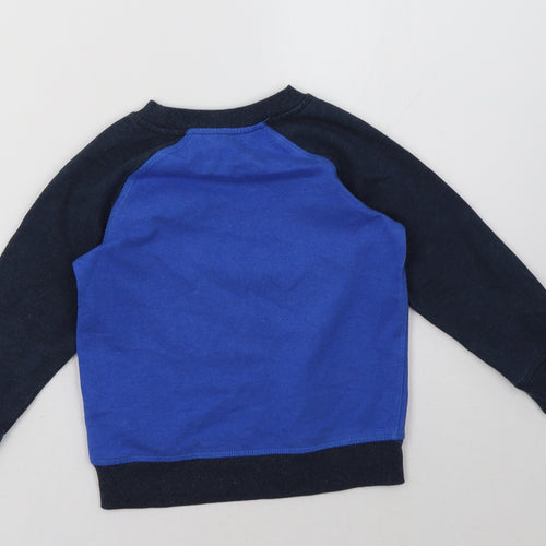 George Boys Blue   Pullover Sweatshirt Size 3-4 Years