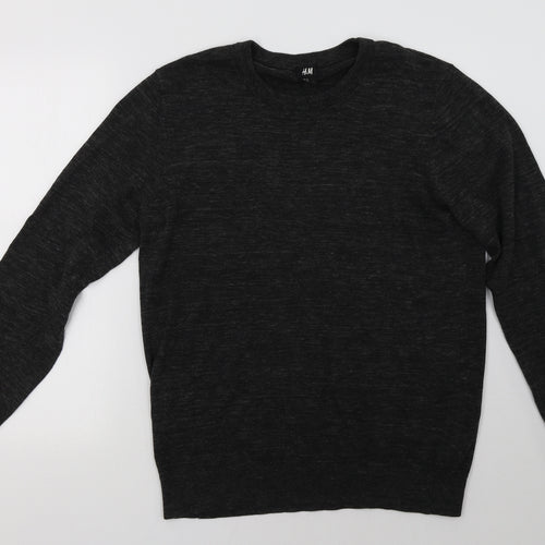 H&M Mens Grey   Pullover Sweatshirt Size M