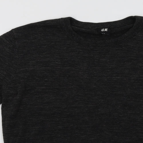 H&M Mens Grey   Pullover Sweatshirt Size M