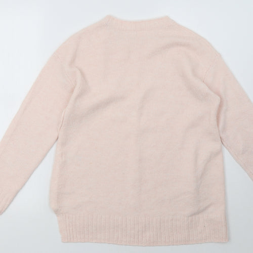 Marks and Spencer Womens Pink   Pullover Sweatshirt Size S