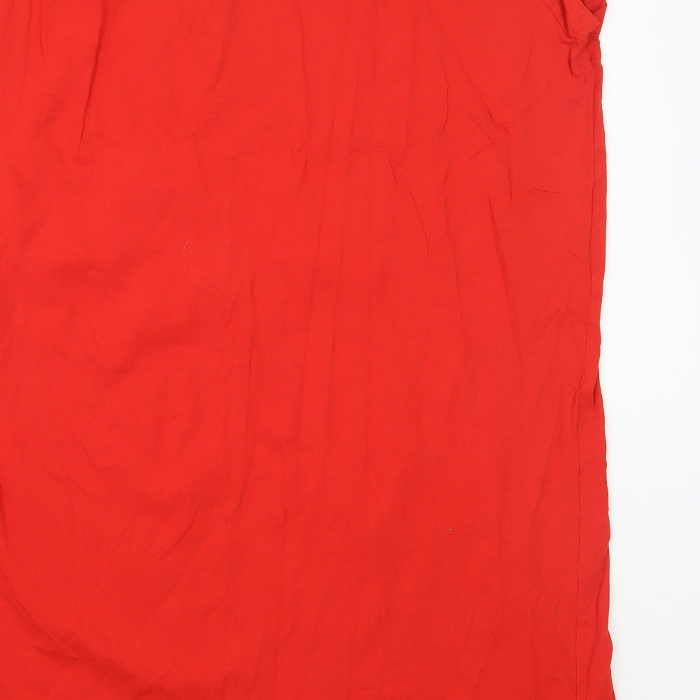Pep&co Womens Red Geometric  Top Dress Size 20