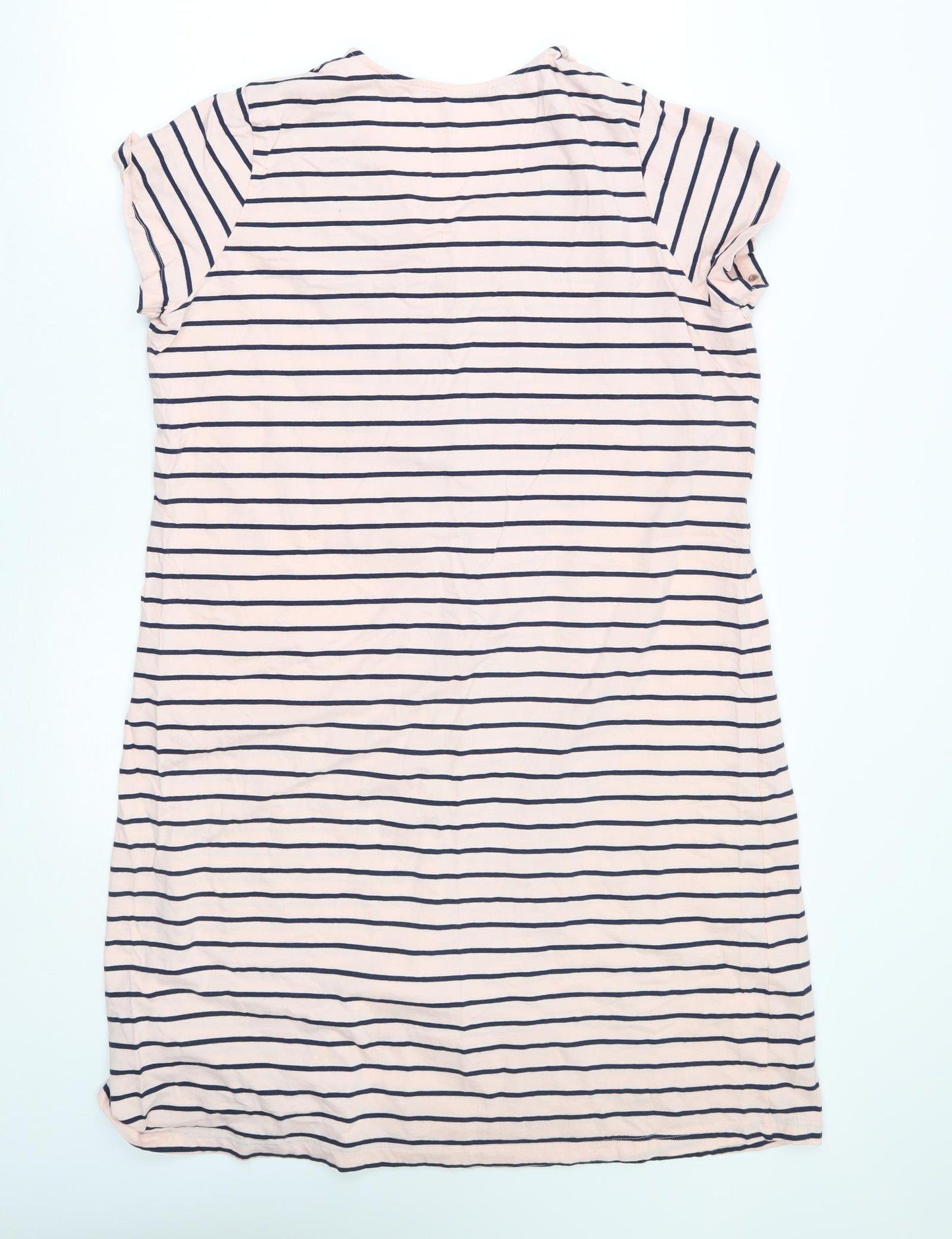 Matalan Womens Pink Striped  Top Dress Size XL