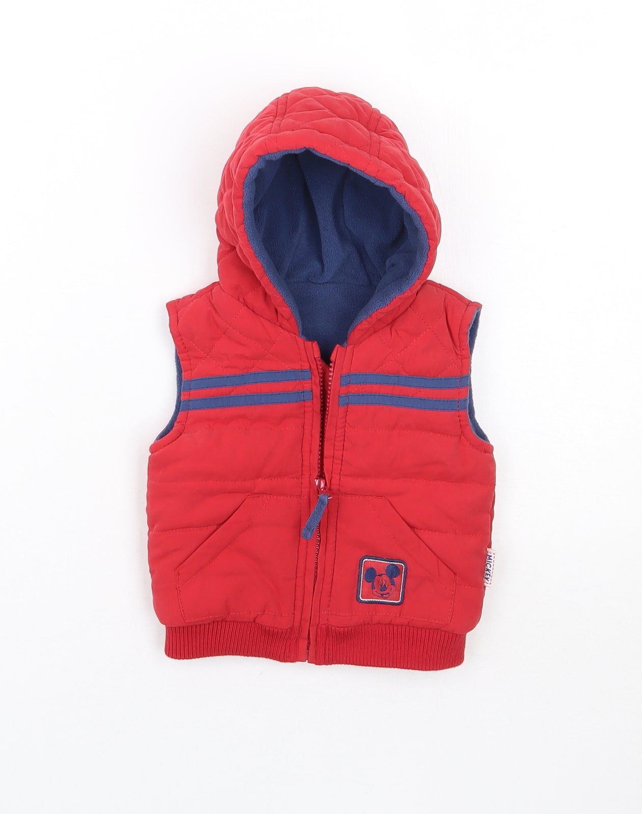 George Boys Red   Gilet Coat Size 0-3 Months  - Disney