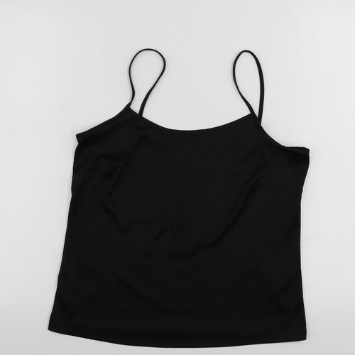 Preworn  Womens Black   Basic Tank Size 12