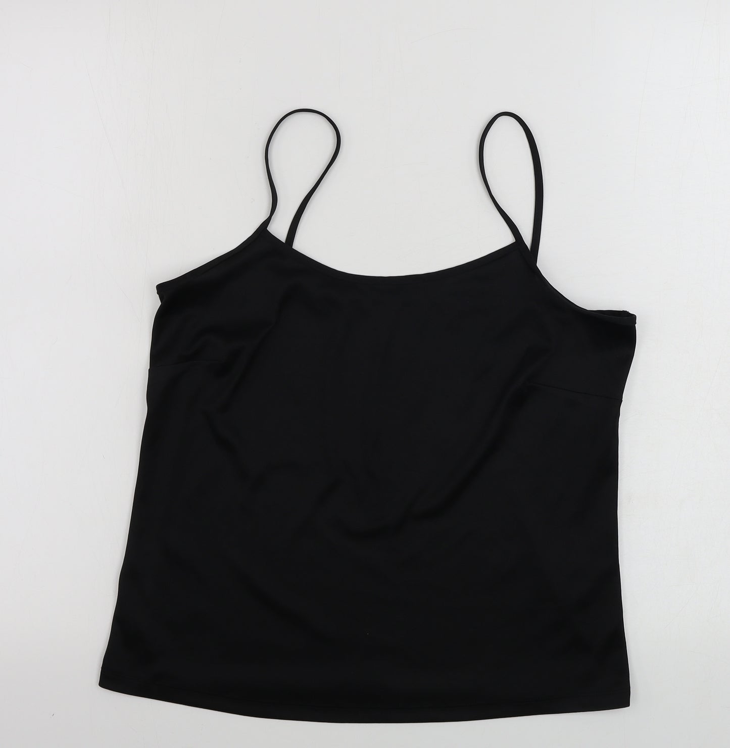 Preworn  Womens Black   Basic Tank Size 12