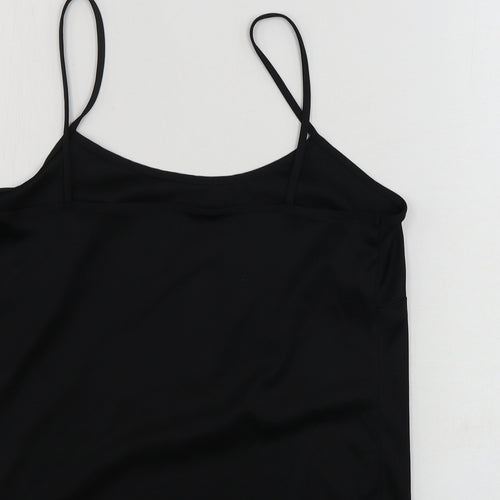 Preworn  Womens Black   Basic Tank Size 12