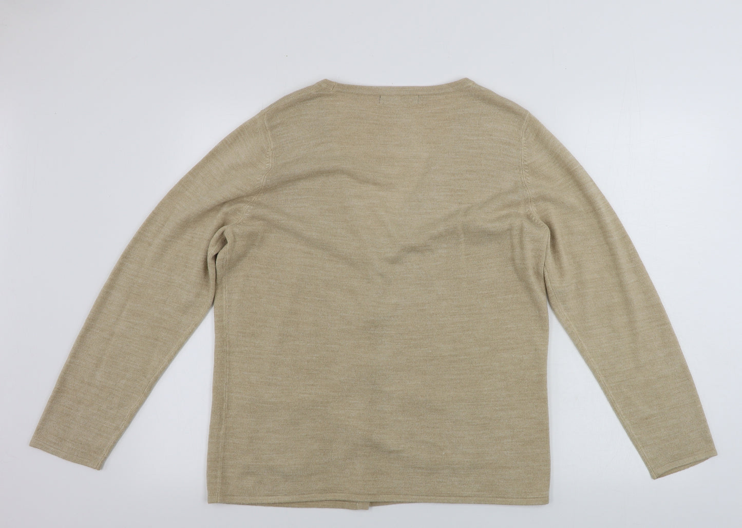 Bonmarché  Womens Beige   Cardigan Jumper Size M