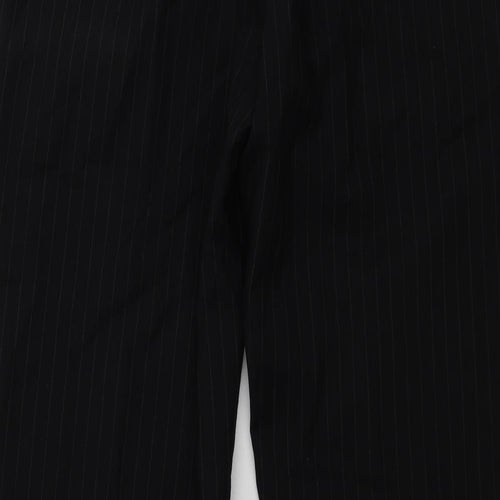Burton Mens Black Striped  Trousers  Size 32 in L30 in