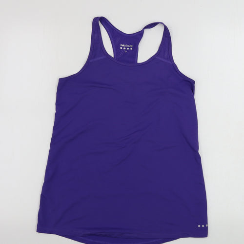 Matalan  Womens Purple   Basic Tank Size S