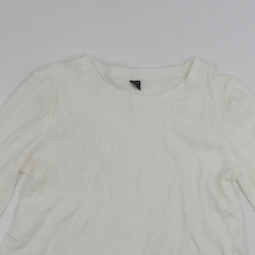 shein  Womens Ivory   Pullover Jumper Size XL