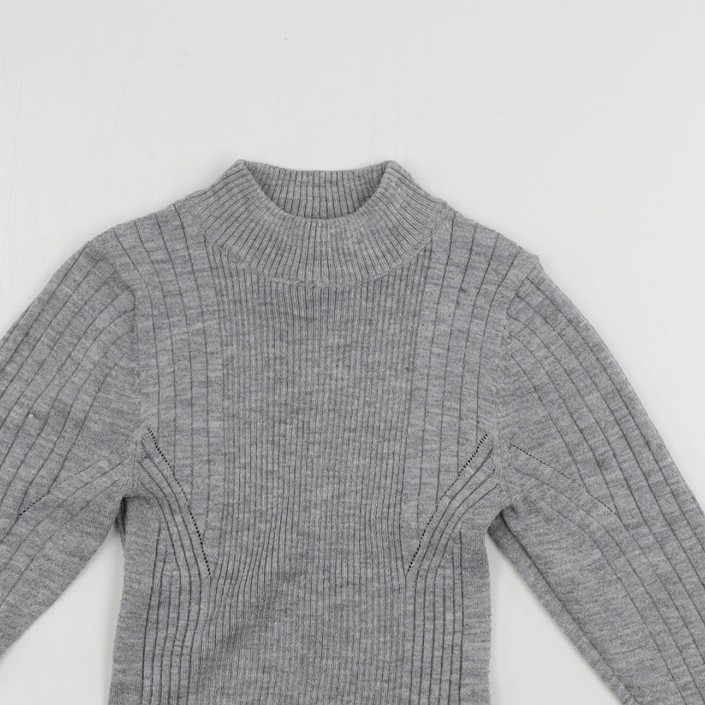 Topshop  Womens Grey   Pullover Jumper Size XS