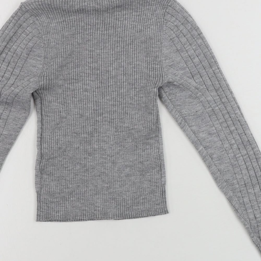 Topshop  Womens Grey   Pullover Jumper Size XS