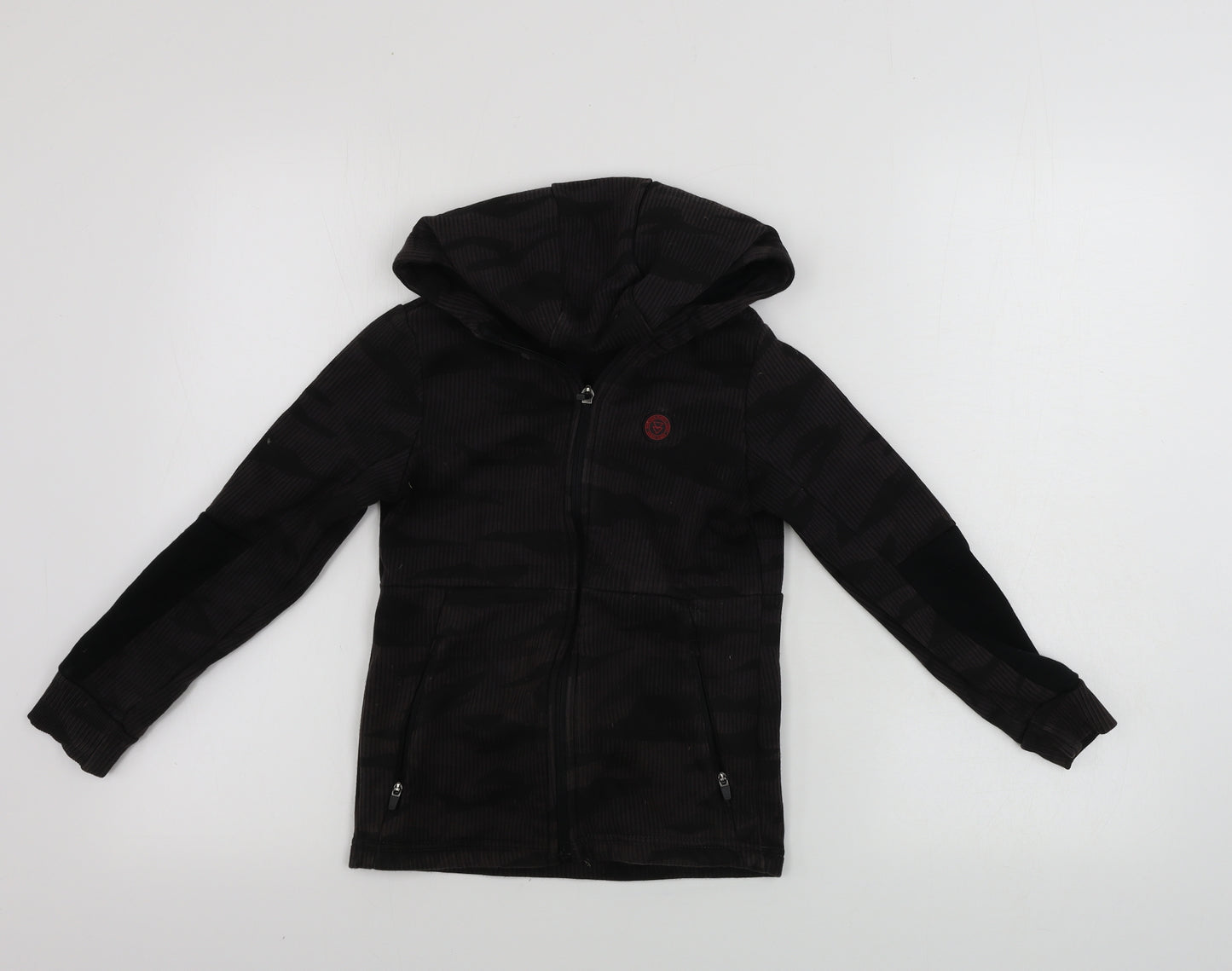 George  Boys Brown   Full Zip Hoodie Size 6-7 Years