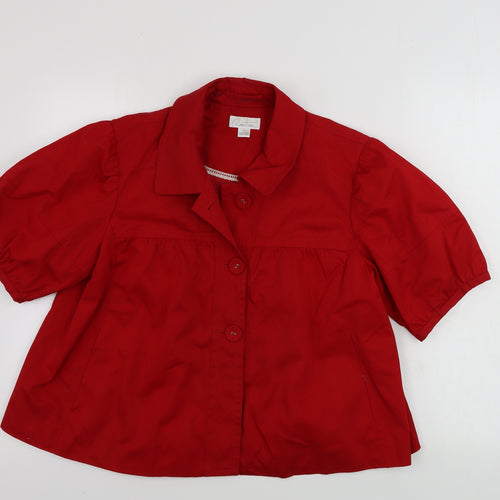 Robin Womens Red   Jacket Coat Size 12