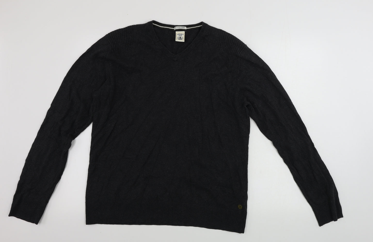 Gentlemen's Relish  Mens Grey   Pullover Jumper Size L