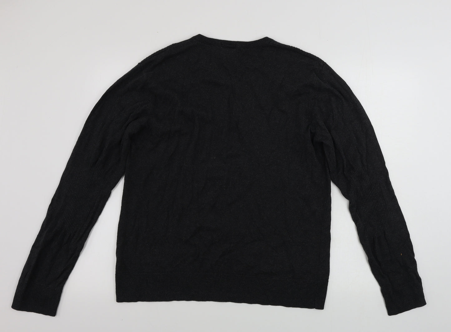 Gentlemen's Relish  Mens Grey   Pullover Jumper Size L