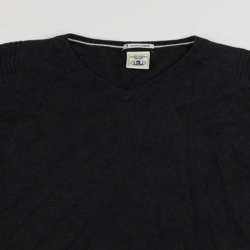 Gentlemen's Relish  Mens Grey   Pullover Jumper Size L